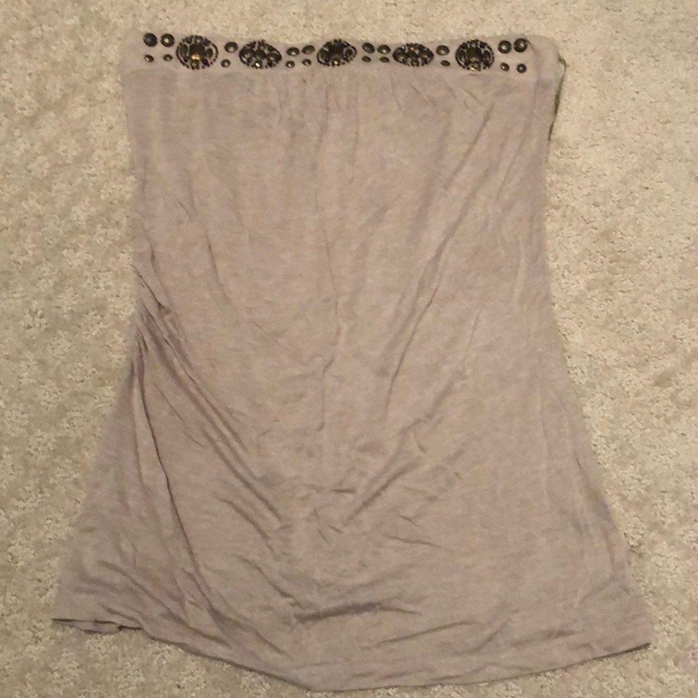 Strapless top